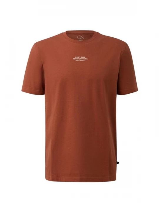 Foto van product QS Shirt 'Q / S designed by - Heren t-shirt' rood