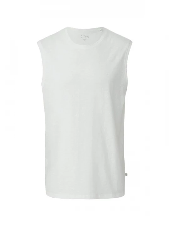 Foto van product QS Shirt 'Q / S designed by - Heren t-shirt' wit
