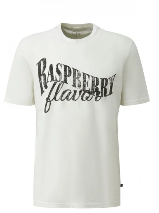 Foto van product QS Shirt 'Q / S designed by - Heren t-shirt' wit