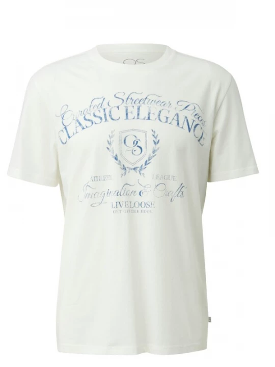Foto van product QS Shirt 'Q / S designed by - Heren t-shirt' kaki