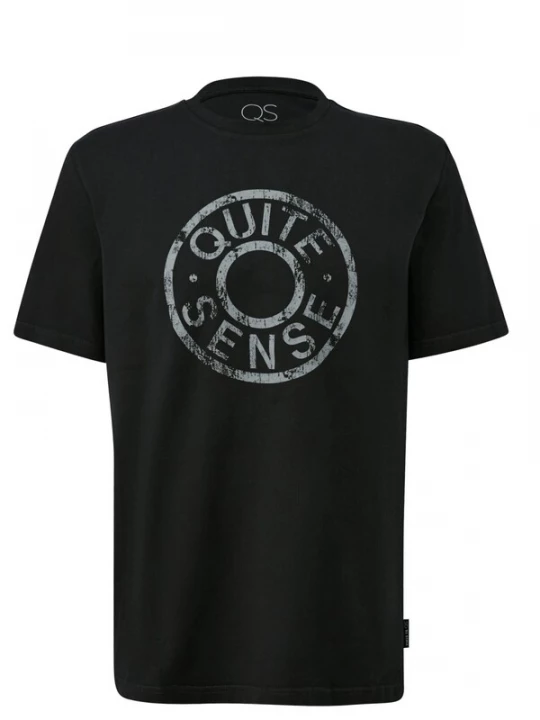 Foto van product QS Shirt 'Q / S designed by - Heren t-shirt' zwart