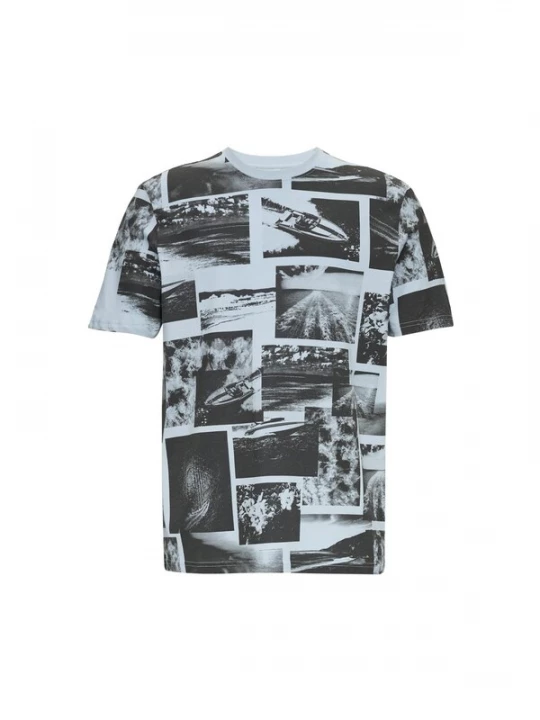 Foto van product QS Shirt 'Q / S designed by - T-shirt' blauw