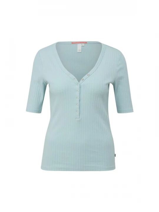 Foto van product QS Shirt 'Q / S designed by - T-shirt' blauw