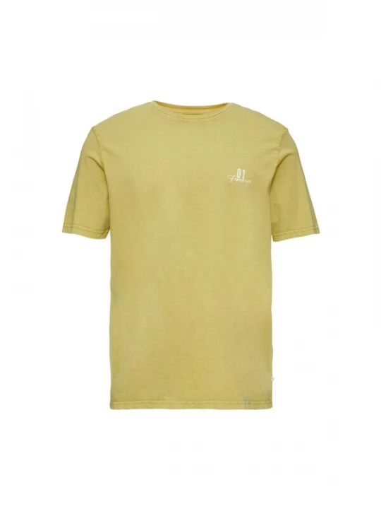 Foto van product QS Shirt 'Q / S designed by - T-shirt' geel