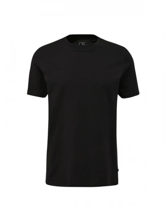 Foto van product QS Shirt 'Q / S designed by - T-shirt' zwart