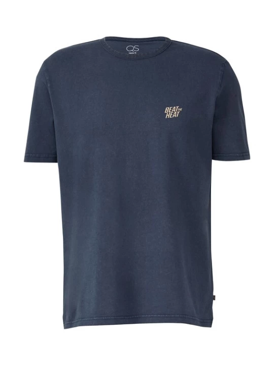 Foto van product QS Shirt saffier / honing