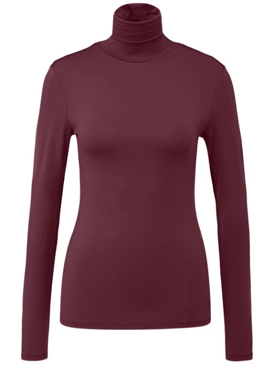 Foto van product QS Shirt wijnrood