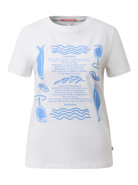Foto van product QS Shirt wit