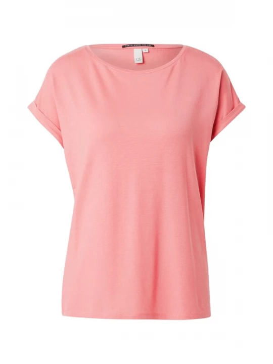 Foto van product QS Shirt zalm roze