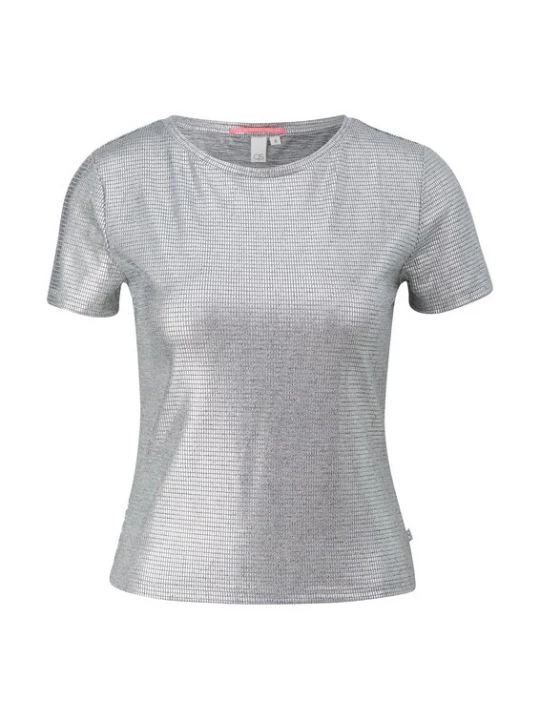Foto van product QS Shirt zilver