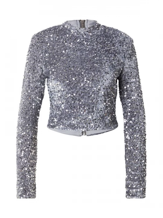 Foto van product QS Shirt zilver