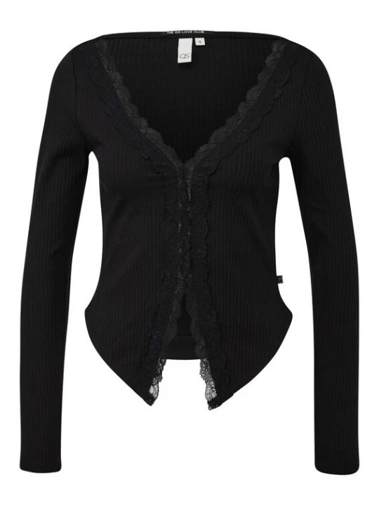 Foto van product QS Shirt zwart