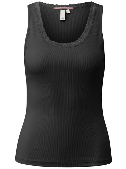 Foto van product QS Shirt zwart