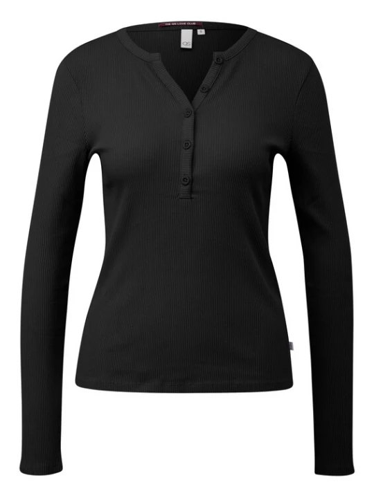 Foto van product QS Shirt zwart