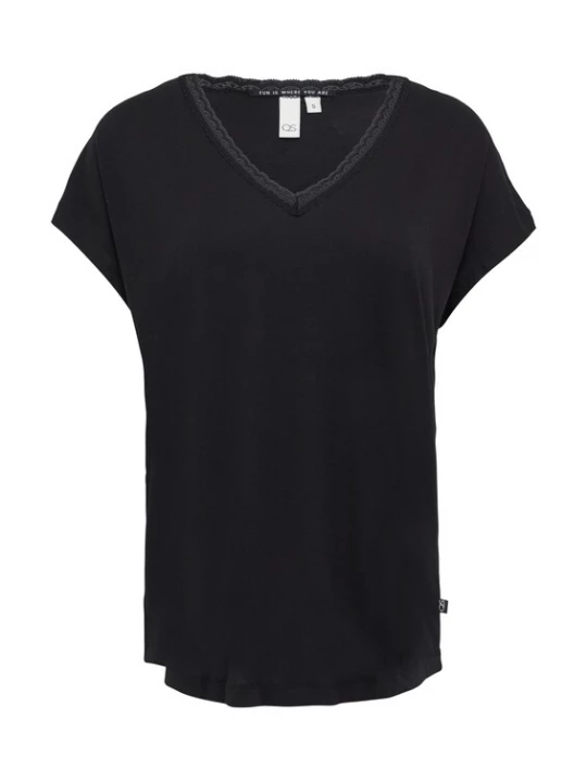 Foto van product QS Shirt zwart