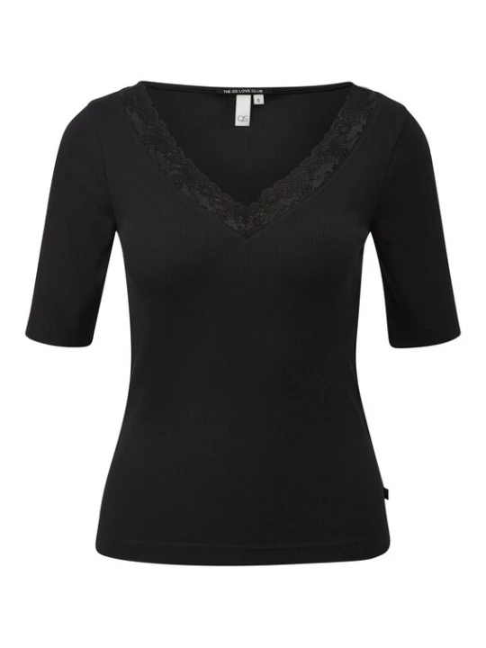 Foto van product QS Shirt zwart