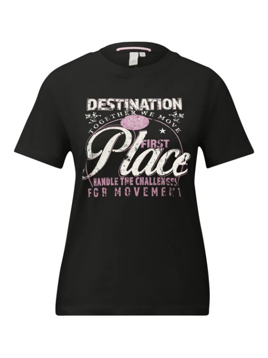 Foto van product QS Shirt zwart