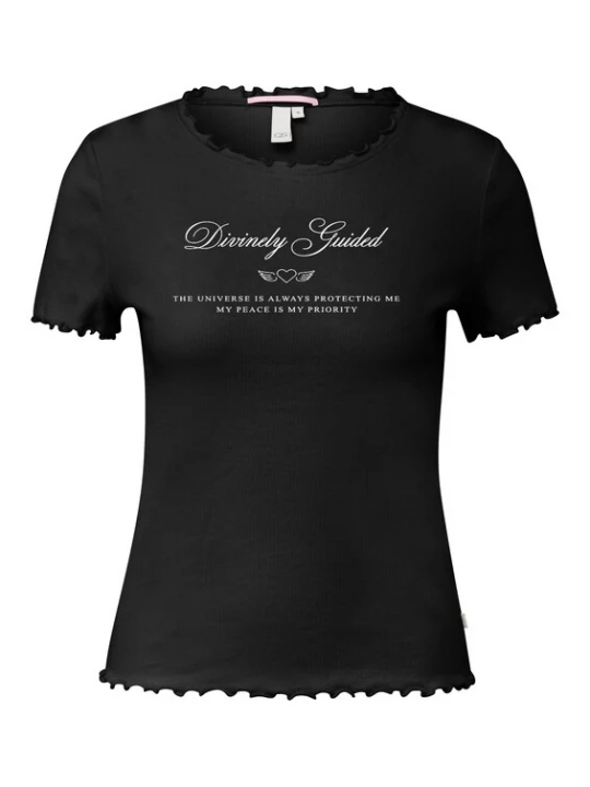 Foto van product QS Shirt zwart