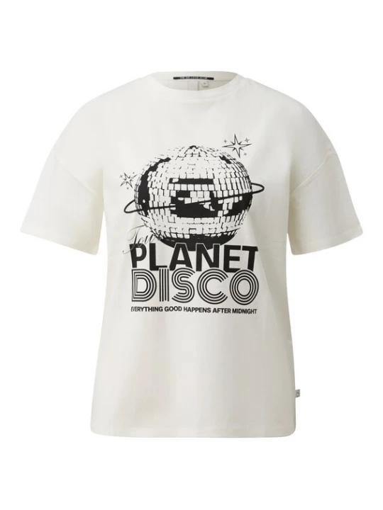 Foto van product QS Shirt zwart / wit