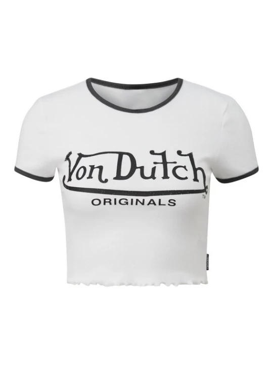 Foto van product QS Shirt zwart / wit
