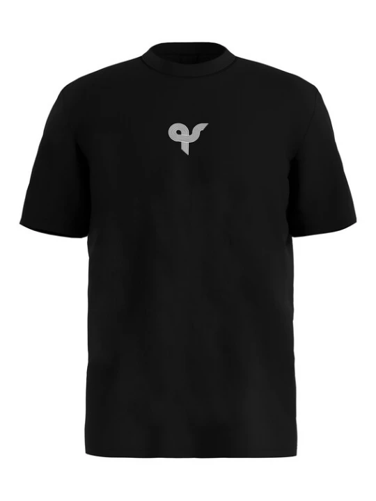 Foto van product QS Shirt zwart / wit