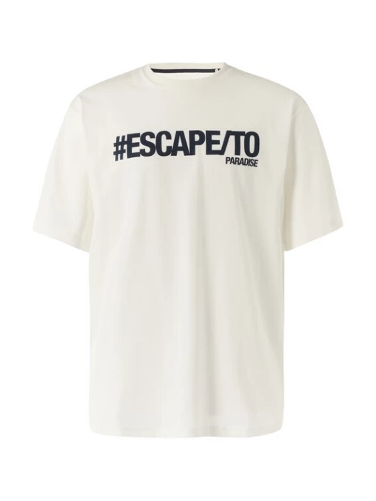 Foto van product QS Shirt zwart / wit