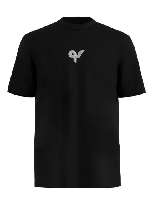 Foto van product QS Shirt zwart / wit