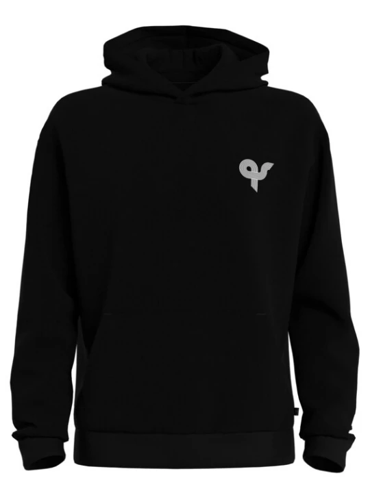 Foto van product QS Sweatshirt antraciet / donkergrijs / zwart / wit