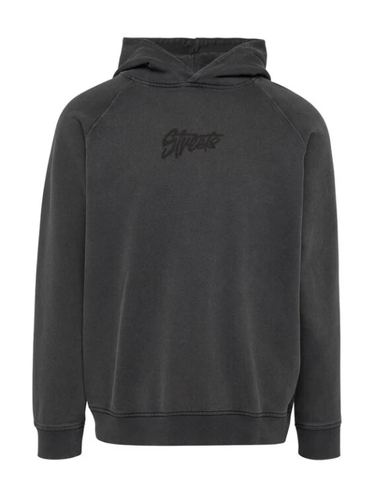 Foto van product QS Sweatshirt antraciet / zwart