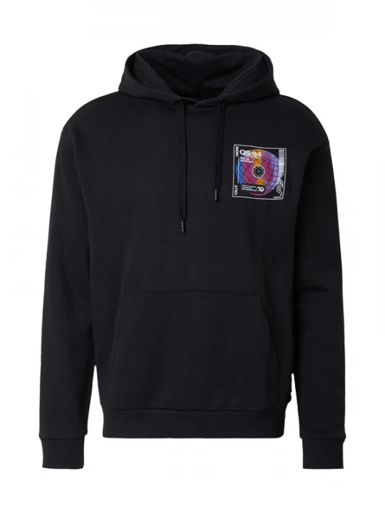 Foto van product QS Sweatshirt blauw / lila / oranje / zwart / wit