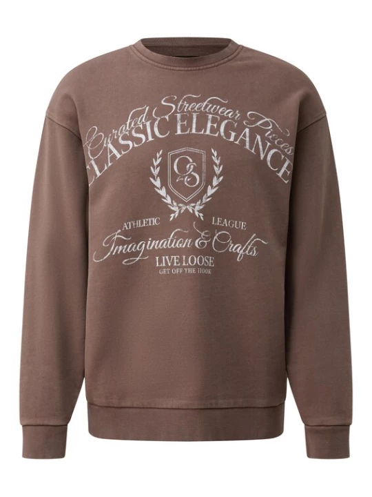 Foto van product QS Sweatshirt bruin