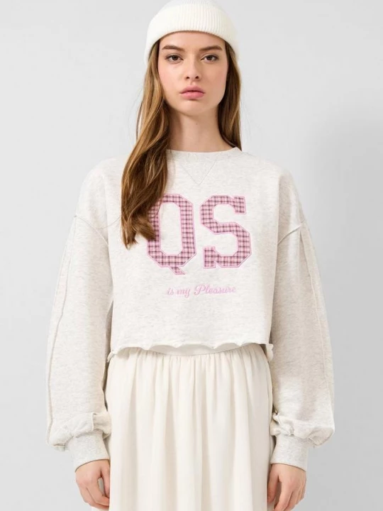 Foto van product QS Sweatshirt crème