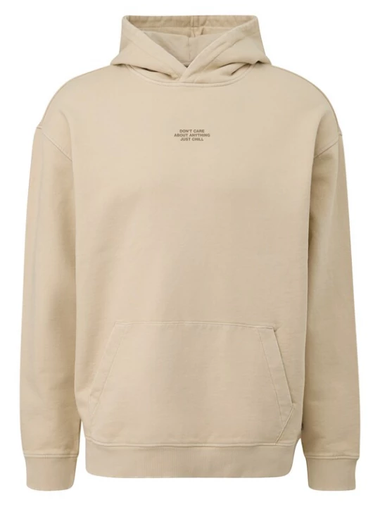 Foto van product QS Sweatshirt crème / chocoladebruin