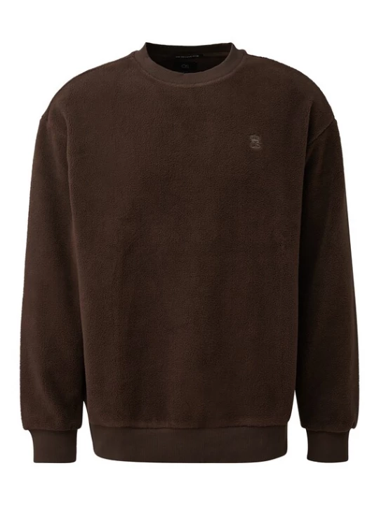 Foto van product QS Sweatshirt donkerbruin