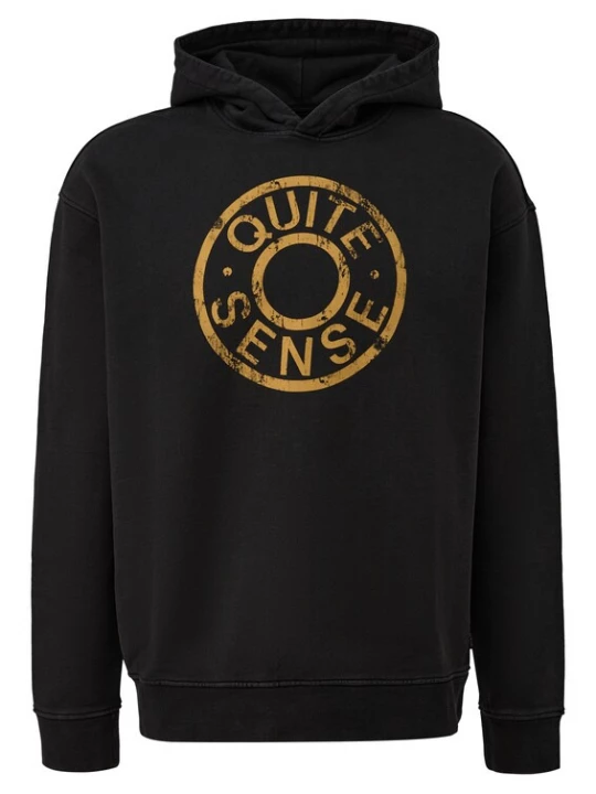 Foto van product QS Sweatshirt geel / zwart