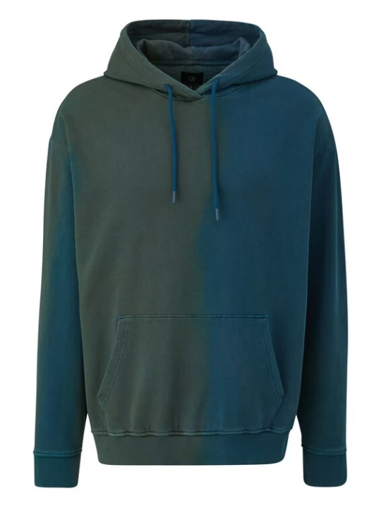 Foto van product QS Sweatshirt olijfgroen / petrol