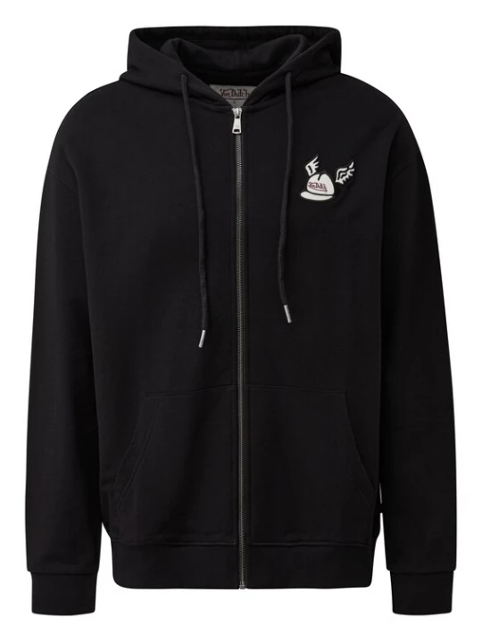 Foto van product QS Sweatshirt wijnrood / zwart / wit