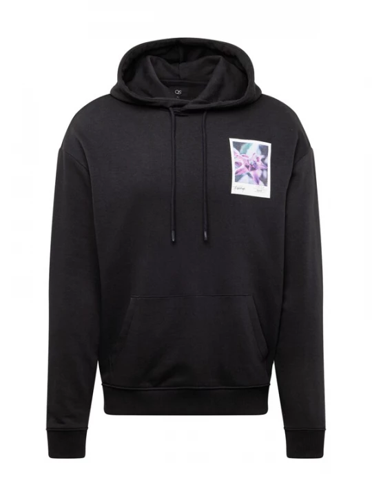 Foto van product QS Sweatshirt zwart