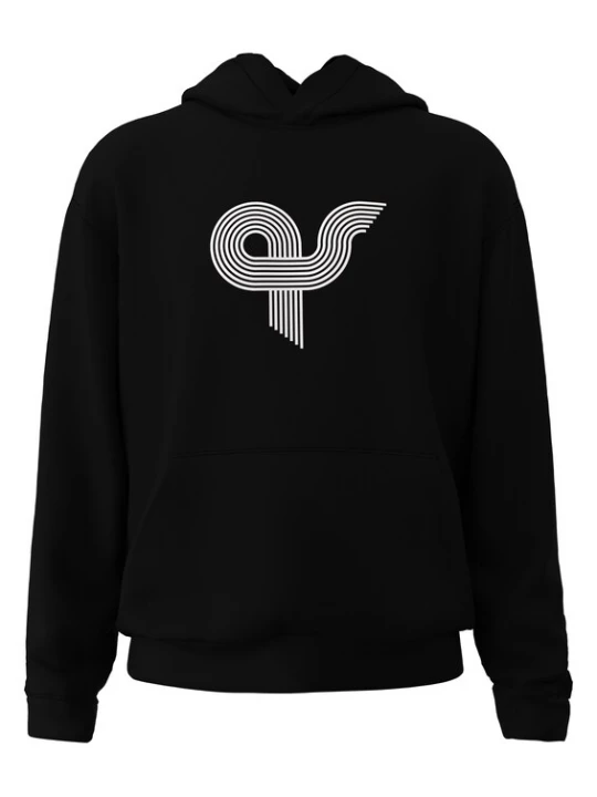Foto van product QS Sweatshirt zwart / wit