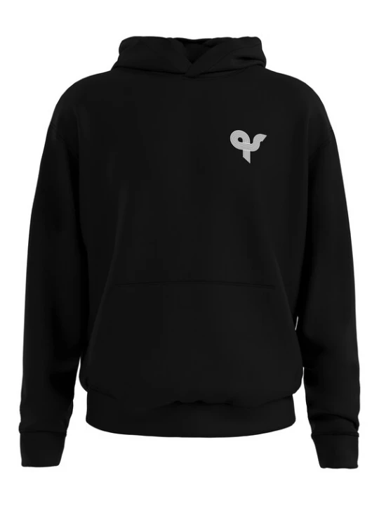 Foto van product QS Sweatshirt zwart / wit
