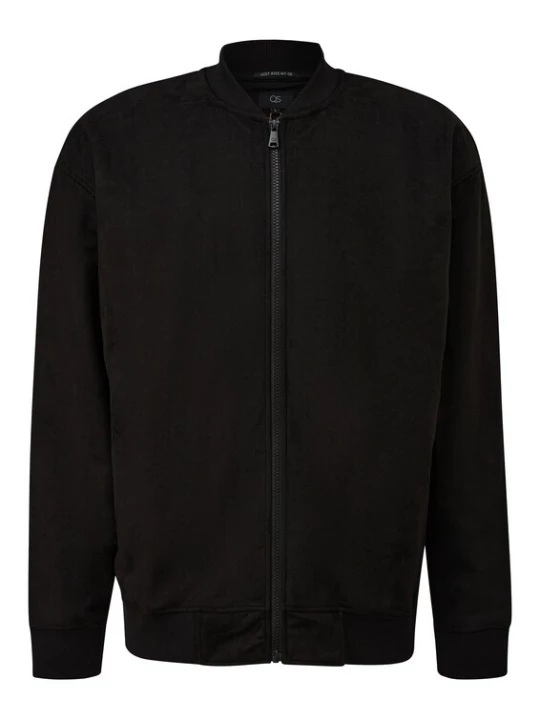 Foto van product QS Sweatvest zwart