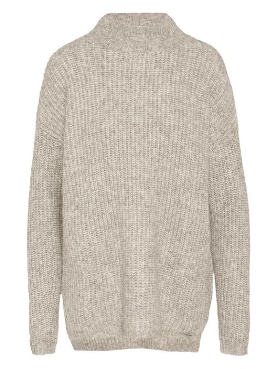 Foto van product QS Trui beige gemêleerd