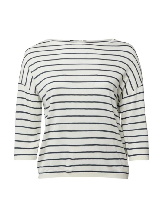 Foto van product QS Trui blauw / wolwit