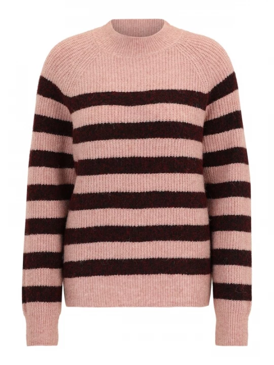 Foto van product QS Trui rosa / bordeaux