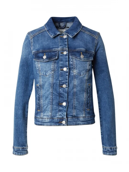 Foto van product QS Tussenjas blauw denim
