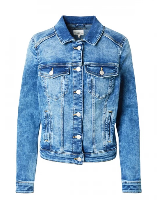 Foto van product QS Tussenjas blauw denim