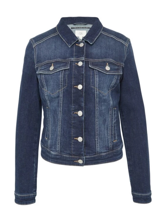 Foto van product QS Tussenjas blauw denim