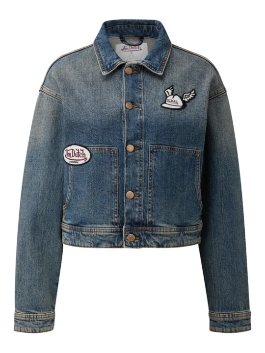 Foto van product QS Tussenjas blauw denim