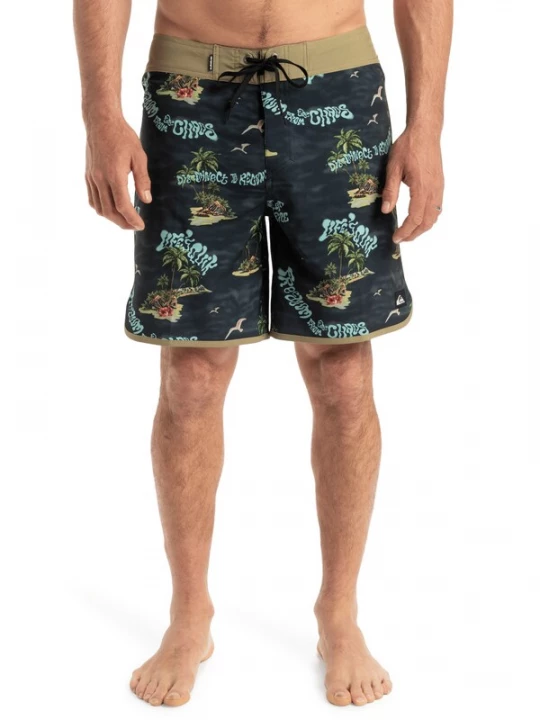 Foto van product QUIKSILVER Boardshorts 'Scallop 18' marine / turquoise / olijfgroen
