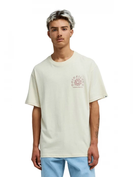 Foto van product QUIKSILVER Functioneel shirt 'Curve Palm' bordeaux / offwhite
